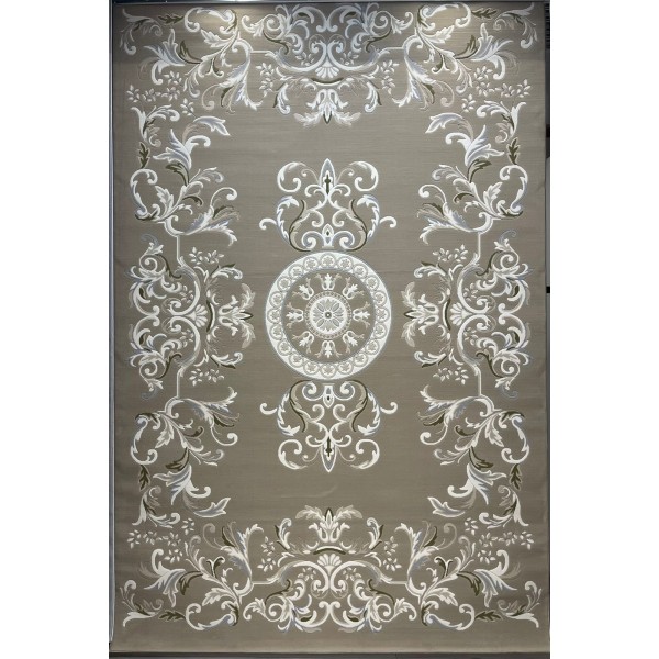 Turkish Deluxe Rug 9688E brown Cream Size 100*200