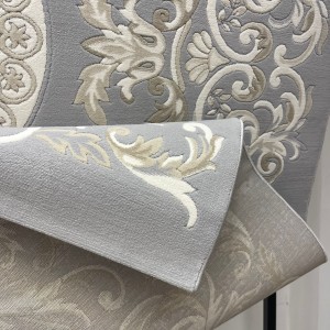 سجاد تركي ديلوكس 9688E كريم سيلفر مقاس 200*200