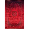 Turkish Bukhara Kandahar Afghani Rug P1619 Dark Red Size 400*500