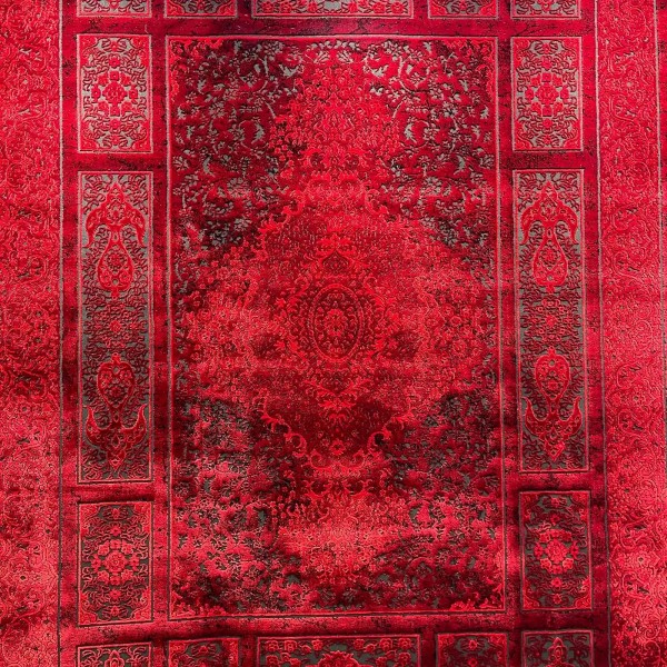 سجاد تركي بخارى قندهار افغاني P1620 احمر غامق مقاس 100*200