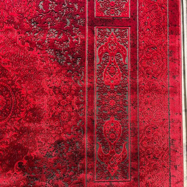 سجاد تركي بخارى قندهار افغاني P1620 احمر غامق مقاس 100*200