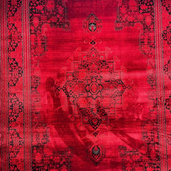 Turkish Bukhara Kandahar Afghani Rug P1448 Dark Red Size 80*150