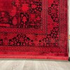 Turkish Bukhara Kandahar Afghani Rug P1448 Dark Red Size 80*150
