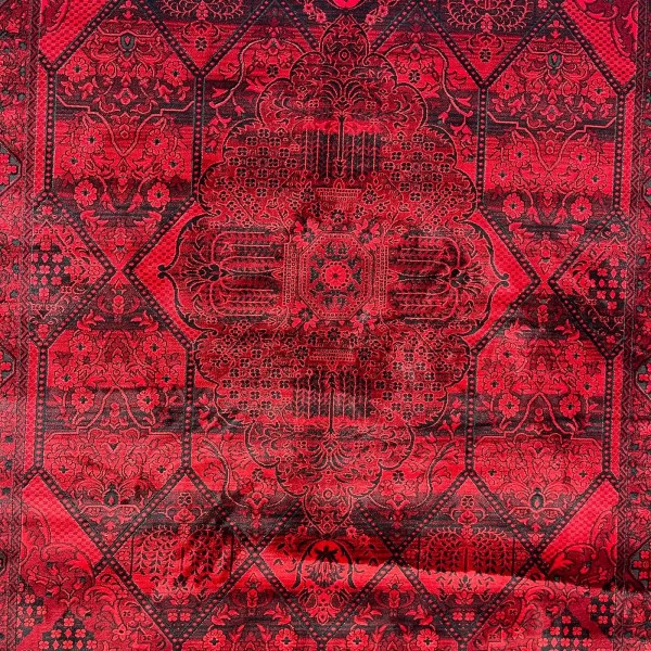 سجاد تركي بخارى قندهار افغاني P1661 احمر غامق مقاس 100*200