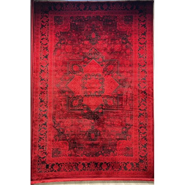Turkish Bukhara Kandahar Afghani Rug P1664 Dark Red Size 80*150