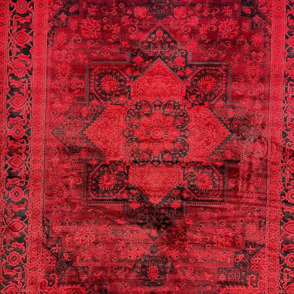 Turkish Bukhara Kandahar Afghani Rug P1664 Dark Red Size 80*150