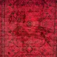 سجاد تركي بخارى قندهار افغاني P1665 احمر غامق مقاس 100*200