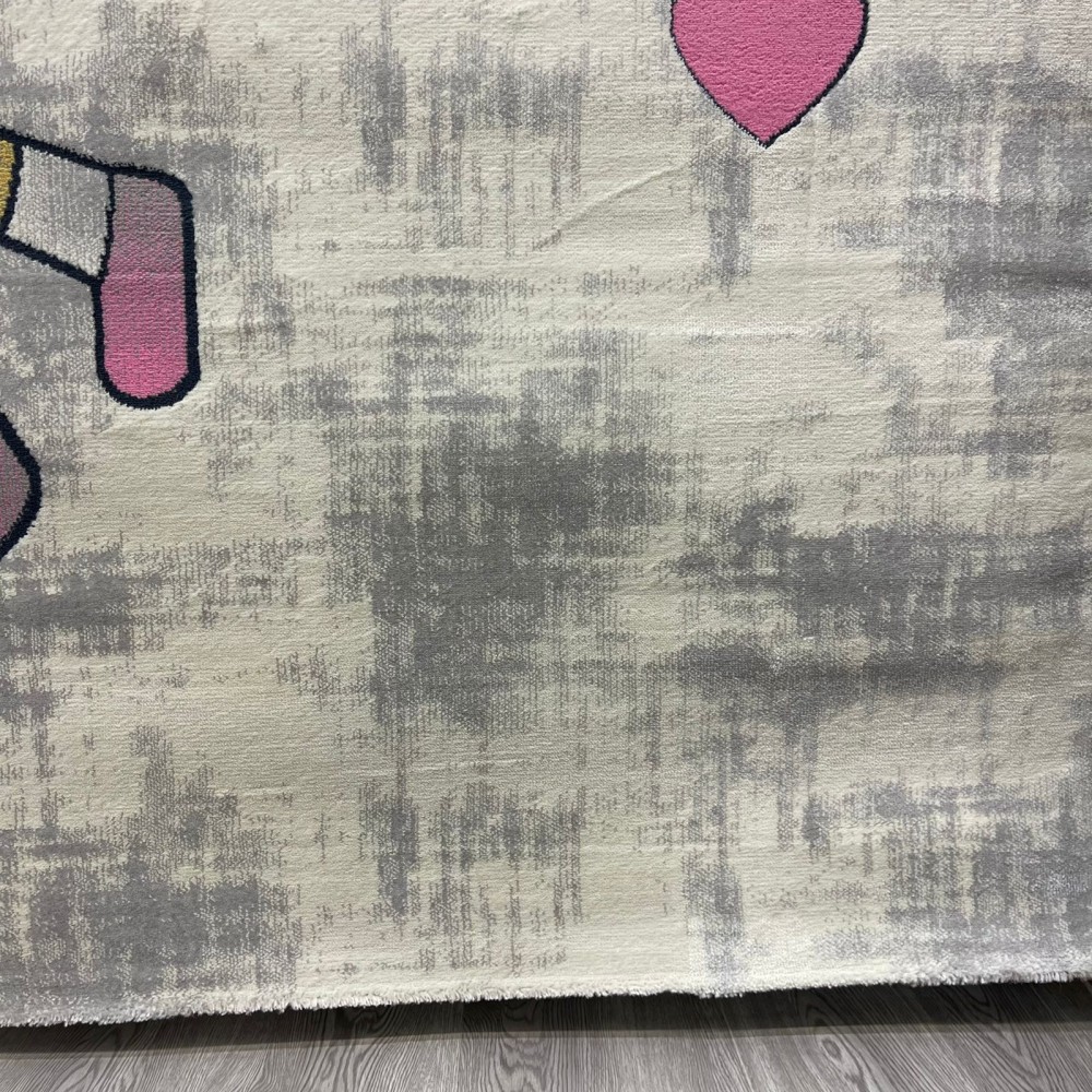 سجاد تركي اطفال كيدز 52665B اللون زهري ابيض مقاس 300*400 سجاد تركي اطفال كيدز 52665B اللون زهري ابيض مقاس 300*400