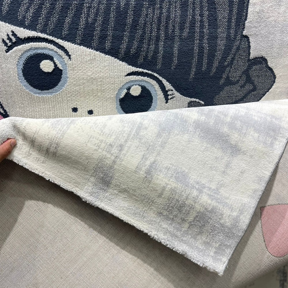 سجاد تركي اطفال كيدز 52665B اللون زهري ابيض مقاس 300*400 سجاد تركي اطفال كيدز 52665B اللون زهري ابيض مقاس 300*400