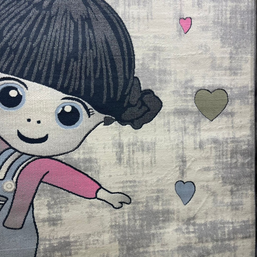 سجاد تركي اطفال كيدز 52665B اللون زهري ابيض مقاس 300*400 سجاد تركي اطفال كيدز 52665B اللون زهري ابيض مقاس 300*400