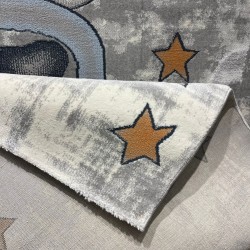 سجاد تركي اطفال كيدز 52644B اللون ابيض رصاصي فاتح مقاس 300*400 سجاد تركي اطفال كيدز 52644B اللون ابيض رصاصي فاتح مقاس 300*400