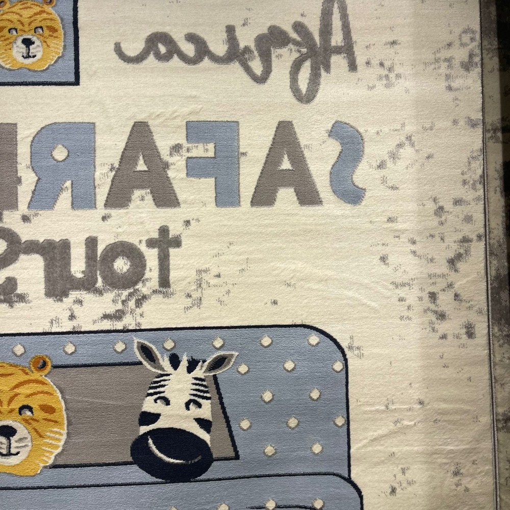 سجاد تركي اطفال كيدز 40680A اللون ابيض رصاصي فاتح مقاس 300*400 سجاد تركي اطفال كيدز 40680A اللون ابيض رصاصي فاتح مقاس 300*400