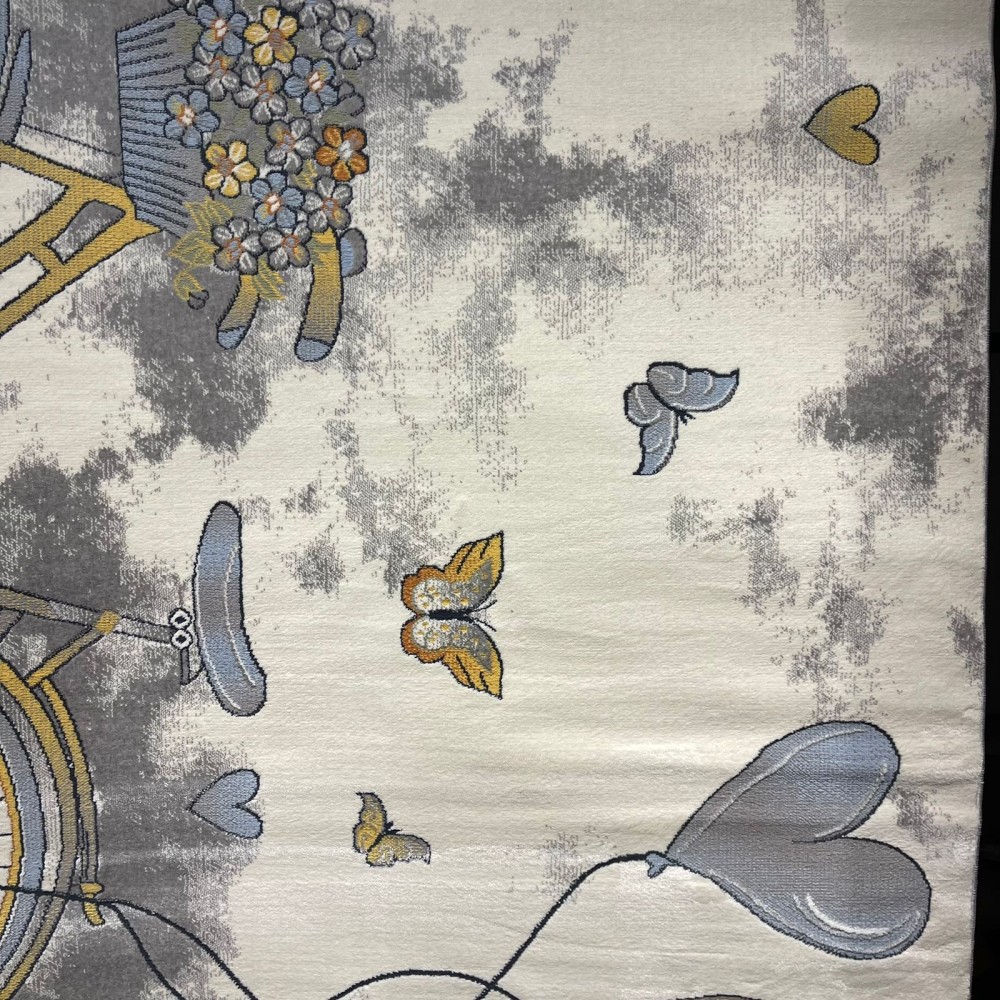 سجاد تركي اطفال كيدز 40682A اللون ابيض رصاصي فاتح مقاس 300*400 سجاد تركي اطفال كيدز 40682A اللون ابيض رصاصي فاتح مقاس 300*400