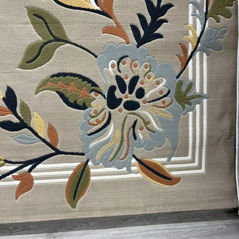 Turkish designer rug Nova 9938A Brown Cream size 200*300