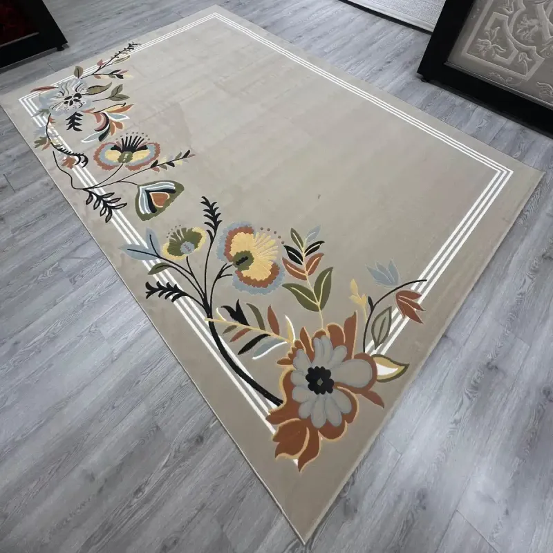 Turkish designer rug Nova 9938A Brown Cream size 200*300