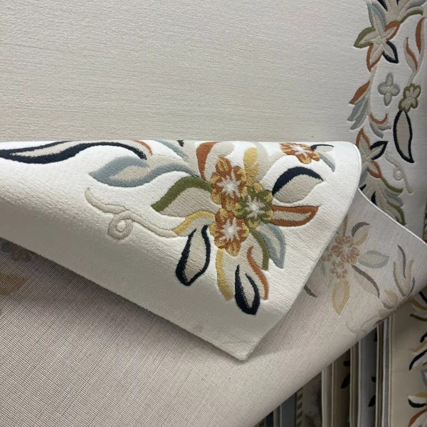 Turkish designer rug Nova 9940A Cream size 100*200