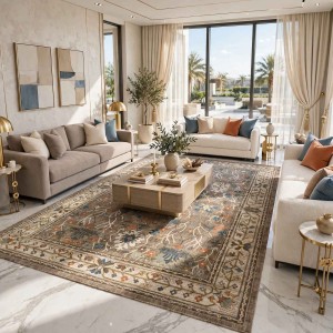Turkish Bohemian NOVEX Rug H7475A BROWN Size 300*500
