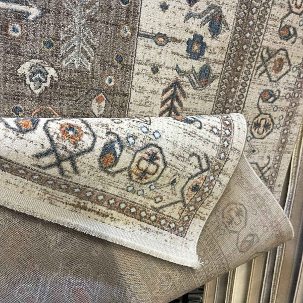 سجاد بوهيمي نوفكس تركي  H7476A كريم مقاس 400*500 سم
