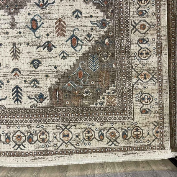 سجاد بوهيمي نوفكس تركي  H7476A كريم مقاس 400*500 سم
