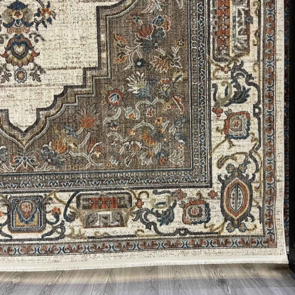 Turkish Bohemian NOVEX Rug H7480A cream Size 150*220