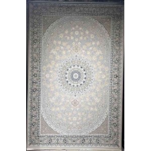 Turkish rug Iranian lux 7988H sky golden color size 50*80