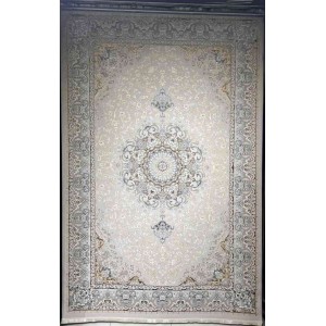 Turkish rug Iranian lux 9024H sky golden color size 200*300