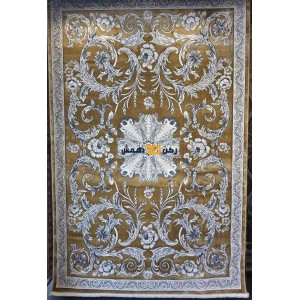 Luxury Turkish rug French pattern 34202A sky golden color size 80*150