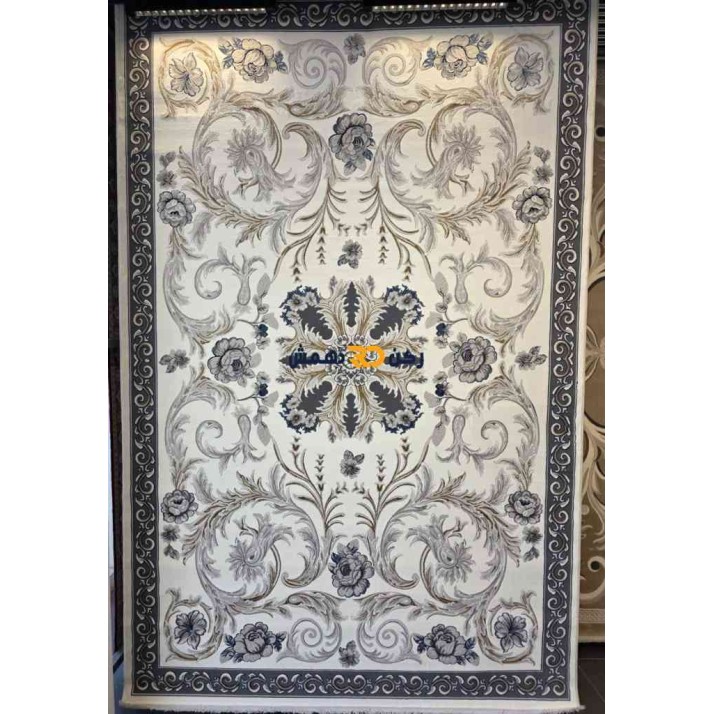 Luxury Turkish rug French pattern 34202A sky cream color size 80*150