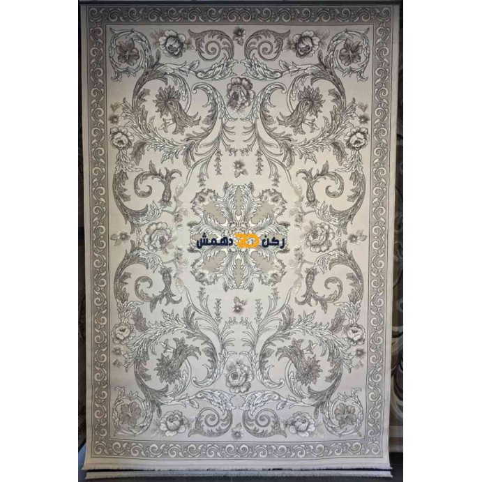Luxury Turkish rug French pattern 34202A sky beige color size 250*350