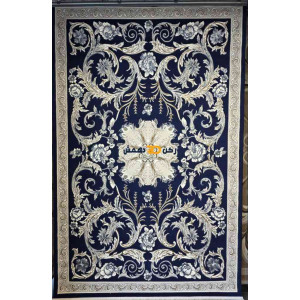 سجاد تركي الفاخر نقش فرنسي 34202A لون كحلي مقاس 80*150 سجاد تركي الفاخر نقش فرنسي 34202A لون كحلي مقاس 80*150