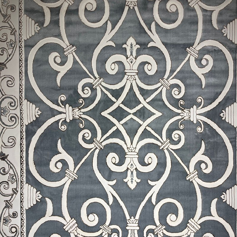 سجاد تركي عنتاب 8487A رصاصي مقاس 100*300