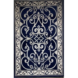 Turkish Antep rug 8487A NAVY size 200*300