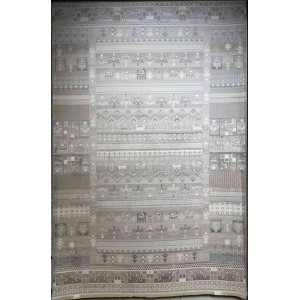 Armoni Turkish Rug 8358A Light grey Size 100*300