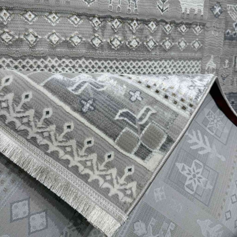 سجاد تركي ارموني 8358A رصاصي فاتح مقاس 300*400