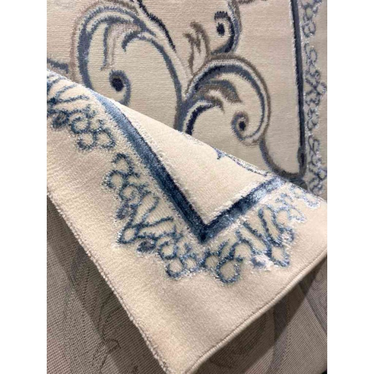 سجاد بانكو تركي 0002A لون سماوي مقاس 100*300