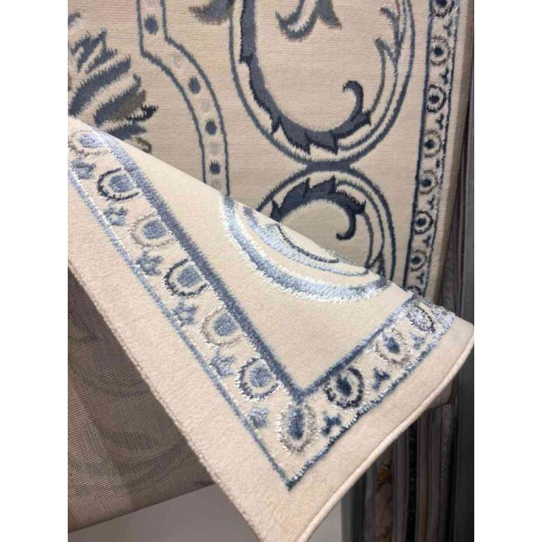 Banko Turkish Rug 0003A Blue Color Size 80*150