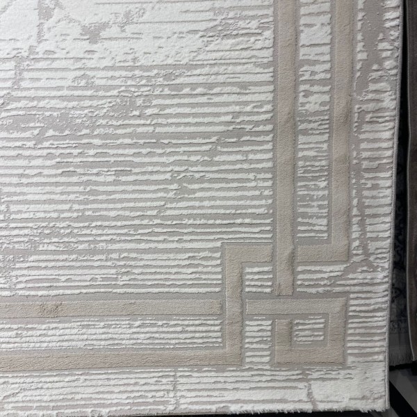 سجاد تركي اطار برواز 9224A بيج مقاس 200*300