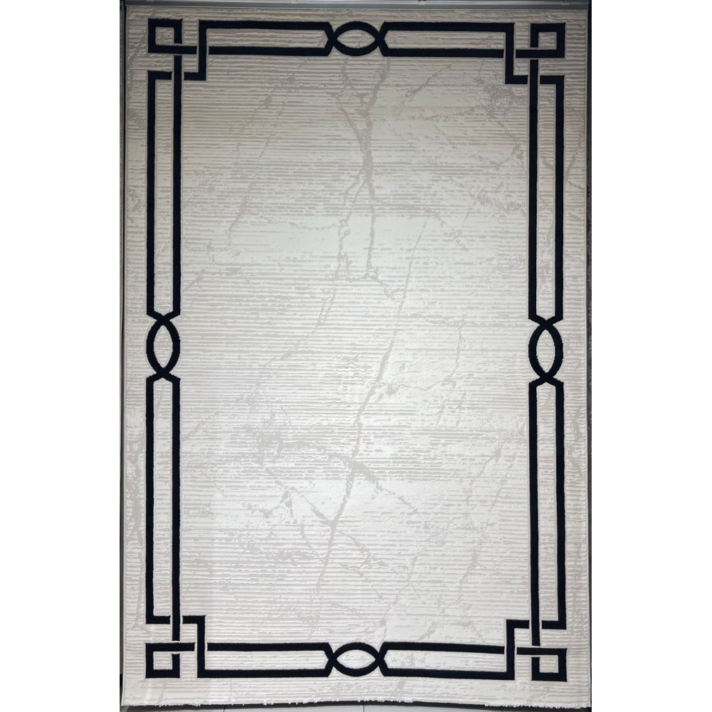 سجاد تركي اطار برواز 9224A اسود مقاس 100*300