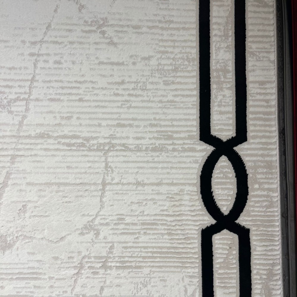 سجاد تركي اطار برواز 9224A اسود مقاس 100*300