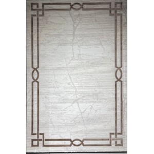 Turkish rug barwaz frame 9224A brown size 250*350
