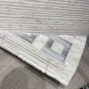 Turkish rug barwaz frame 9224A gray size 200*300