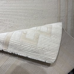 سجاد تركي اطار برواز 9134A بيج مقاس 100*300