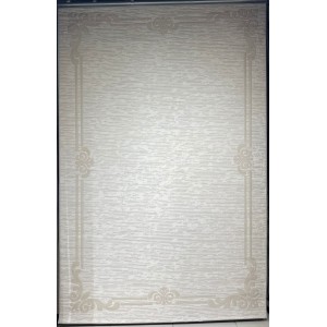Turkish rug barwaz frame 9185A beige size 150*220