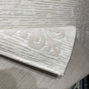 Turkish rug barwaz frame 9185A beige size 150*220