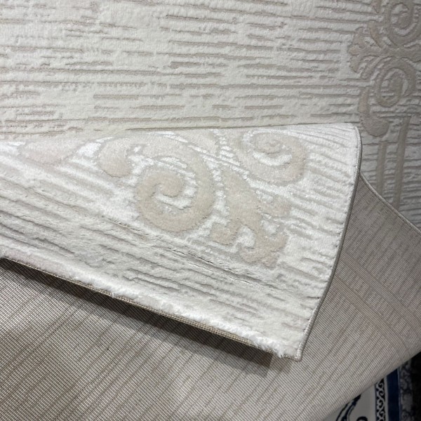 سجاد تركي اطار برواز 9185A بيج مقاس 300*400