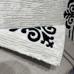 Turkish rug barwaz frame 9185A black size 200*300