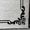 Turkish rug barwaz frame 9185A black size 150*220