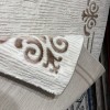Turkish rug barwaz frame 9185A brown size 150*220