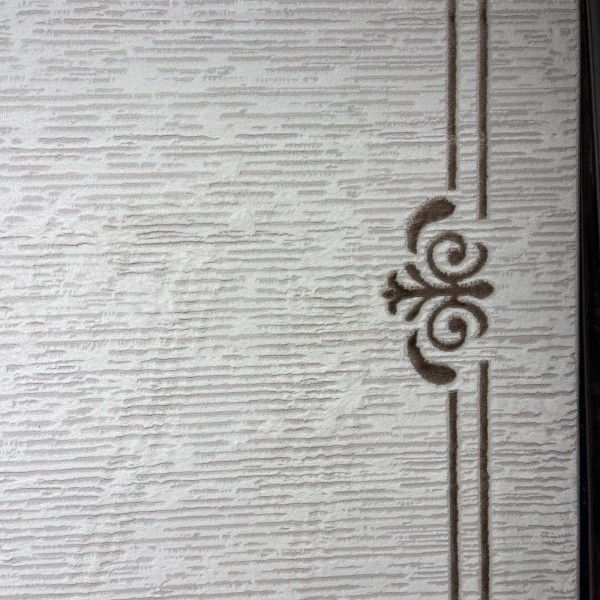 Turkish rug barwaz frame 9185A brown size 150*220