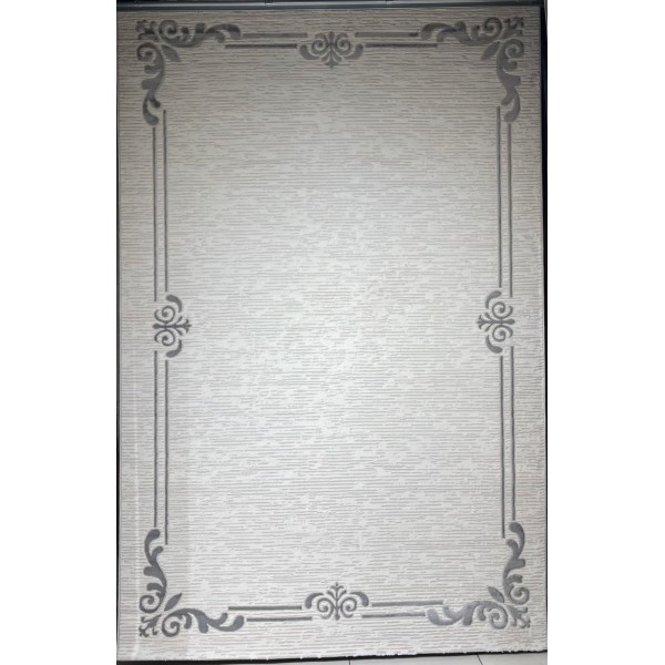 سجاد تركي اطار برواز 9185A رصاصي مقاس 200*300